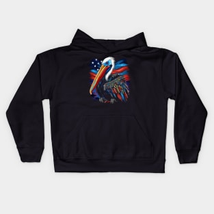 Patriotic Pelican Kids Hoodie